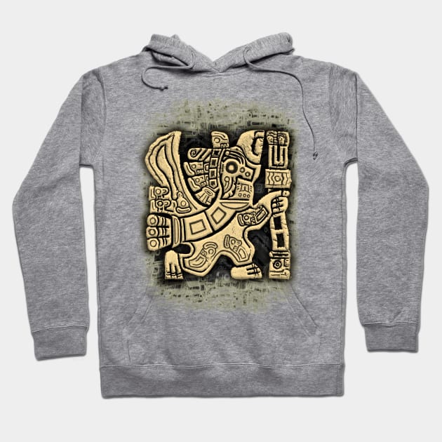 Aztec Eagle Warrior Hoodie by BluedarkArt